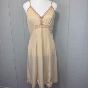 Vintage Sears The Doesn’t Slip Nightgown Lace Slip Dress Sleepwear Lingerie